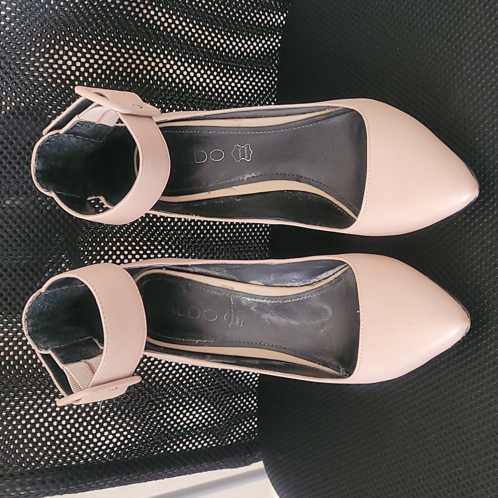 ALDO leather heels
